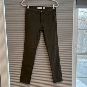 New Anthropology Hei Hei Olive Casual stretchy Pants